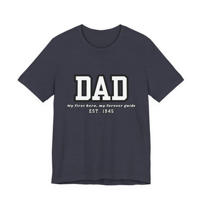 Dad Est. 1986 Unisex Tee - Gift for Father's Day, Birthday Tee, Casual Wear, Family T-Shirt, Dad's Day Out