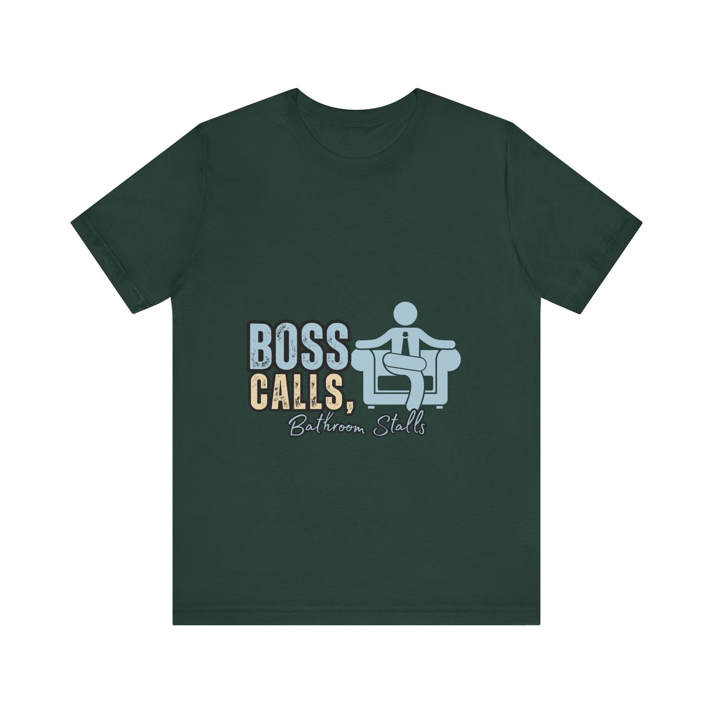 Funny Boss Calls Tee, Office Humor Shirt, Unisex Tee, Gift for Coworkers, Casual Wear, Work From Home Apparel