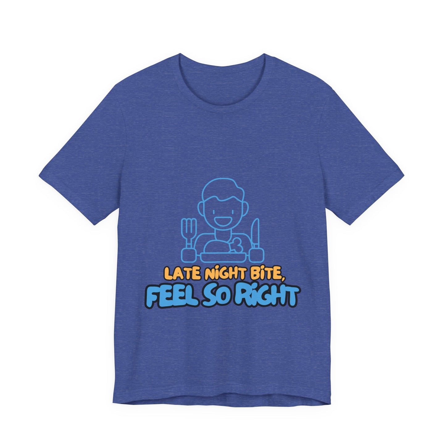 Late Night Bite Unisex Tee, Funny Foodie T-Shirt, Casual Dining Shirt, Gift for Food Lovers, Men’s/Female Tops