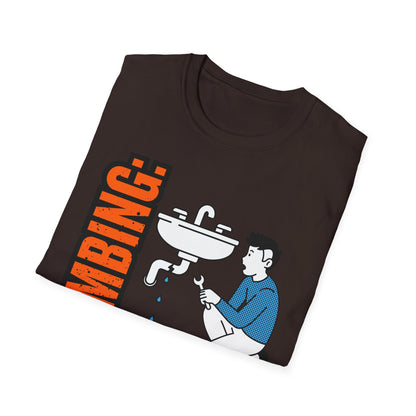 Plumbing Repair Enthusiast T-Shirt, Funny Plumbing Tee, Unisex Humor Shirt, Gifts for Plumbers, Plumbing Shirt, Home Repair Gift