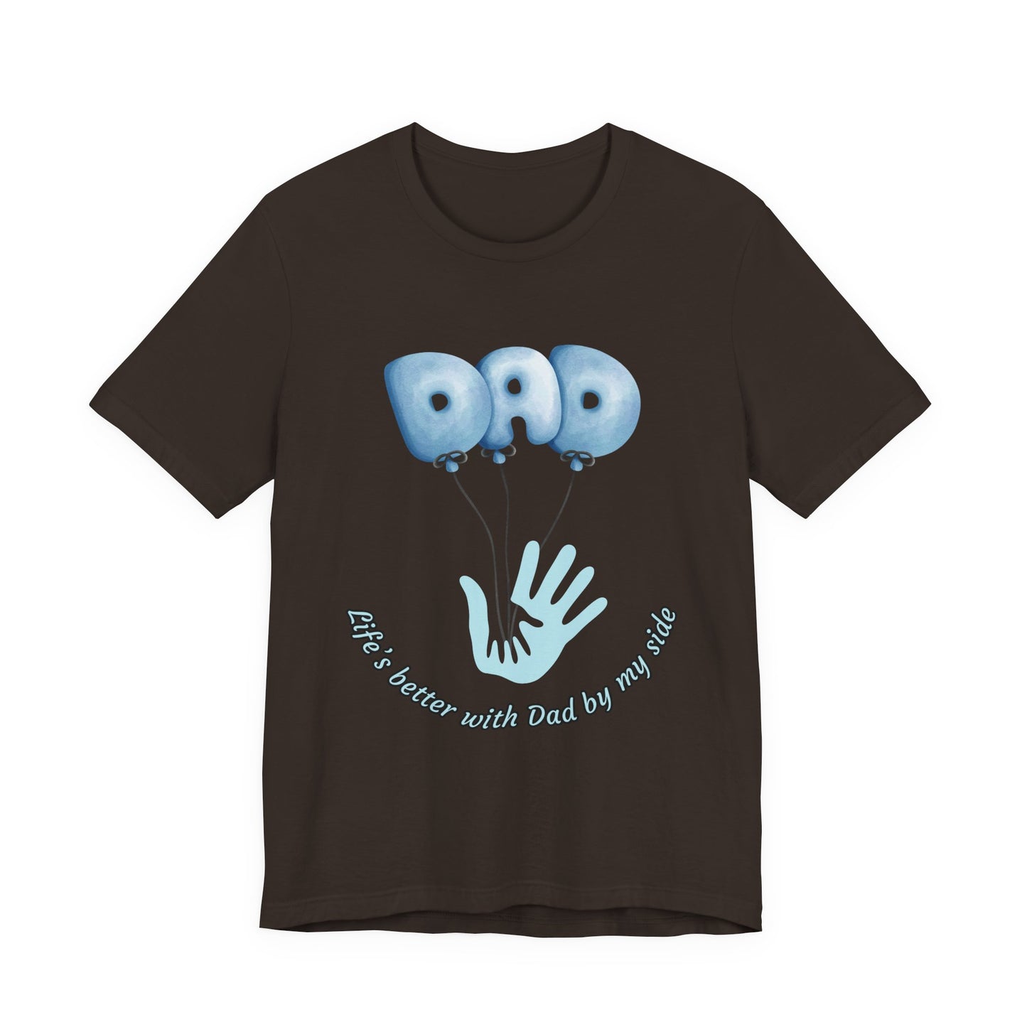 Dad Balloon Tee, Father’s Day Gift, Unisex T-Shirt, Birthday Present, Love for Dad, Family Celebration Apparel