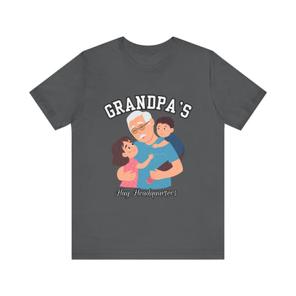 Grandpa's Fun Headquarters Tee | Family Gift, Father's Day, Grandparent's Day, Casual Wear, Cute Graphic Shirt