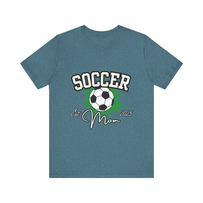 Soccer Mom Pride Unisex Jersey Tee, Sports Shirt, Gift for Soccer Lovers, Casual Wear, Athletic Tee, Soccer Mom Gift