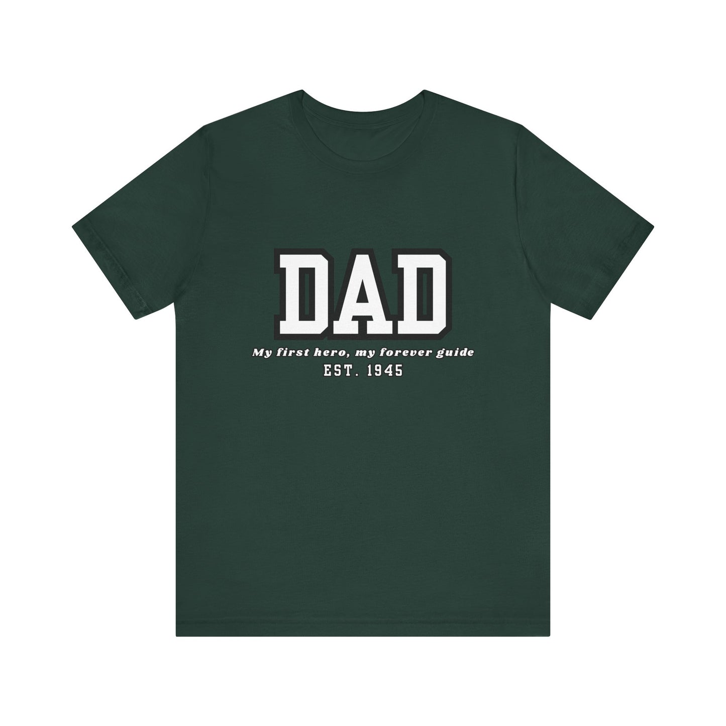 Dad Est. 1986 Unisex Tee - Gift for Father's Day, Birthday Tee, Casual Wear, Family T-Shirt, Dad's Day Out