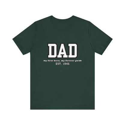 Dad Est. 1986 Unisex Tee - Gift for Father's Day, Birthday Tee, Casual Wear, Family T-Shirt, Dad's Day Out