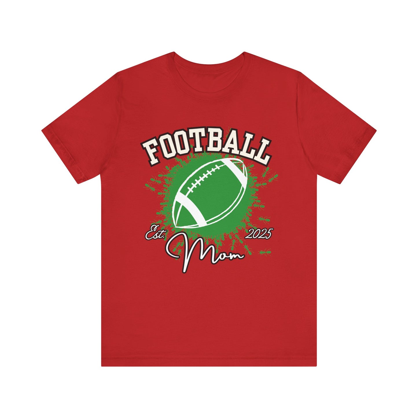 Football Mom Tee, Unisex Short Sleeve T-Shirt, Perfect Gift for Sports Moms, Game Day Apparel, Casual Weekend Wear