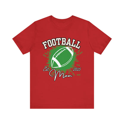 Football Mom Tee, Unisex Short Sleeve T-Shirt, Perfect Gift for Sports Moms, Game Day Apparel, Casual Weekend Wear