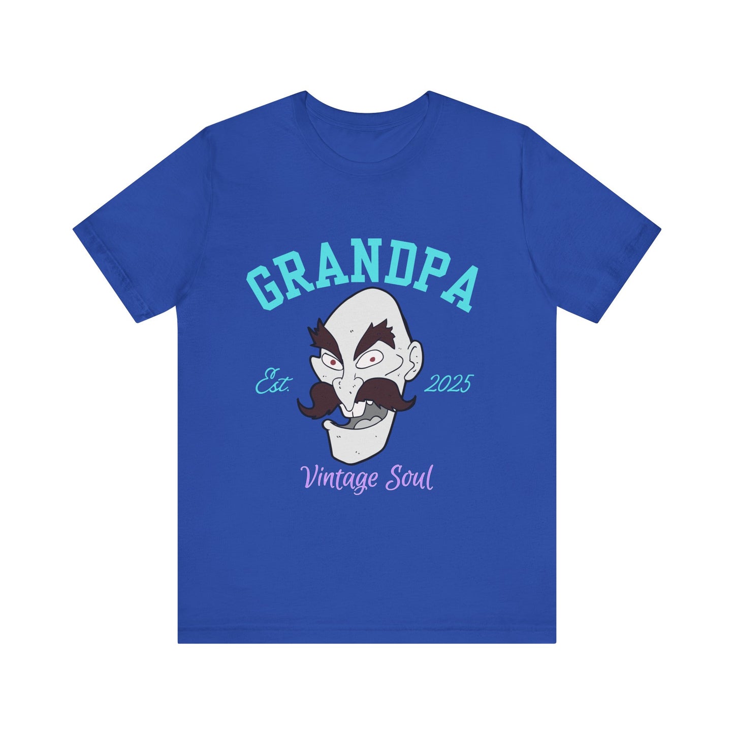 Grandpa Est 2025 Vintage Soul Tee, Funny Grandpa Gift, Unisex T-Shirt, Father's Day, Vintage Style, Gift for Grandpa