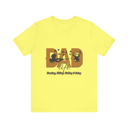 Dad Life Short Sleeve Tee - Celebrate Fatherhood, Gift for Dads, Casual Everyday Wear, Father's Day, Family Gatherings, Outdoor Adventures