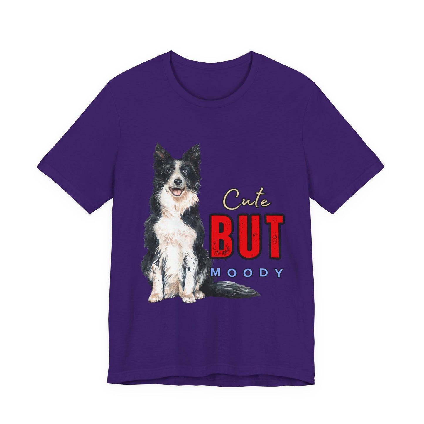Cute but Moody Dog Tee, Pet Lover T-Shirt, Animal Graphic Shirt, Gift for Dog Owners, Fun Casual Wear