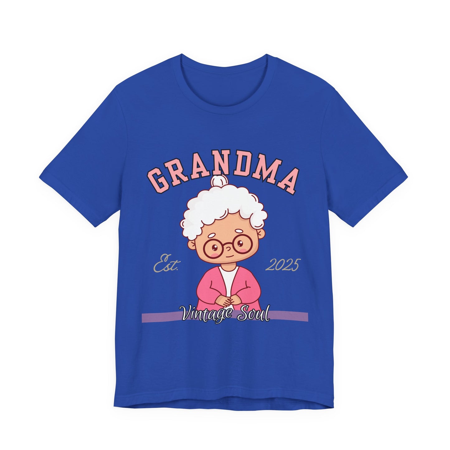 Vintage Grandma Unisex Tee - Perfect for Grandparents Day, Birthday Gift, Family Reunion Shirt, Cute Cartoon Design, Fun Casual Wear