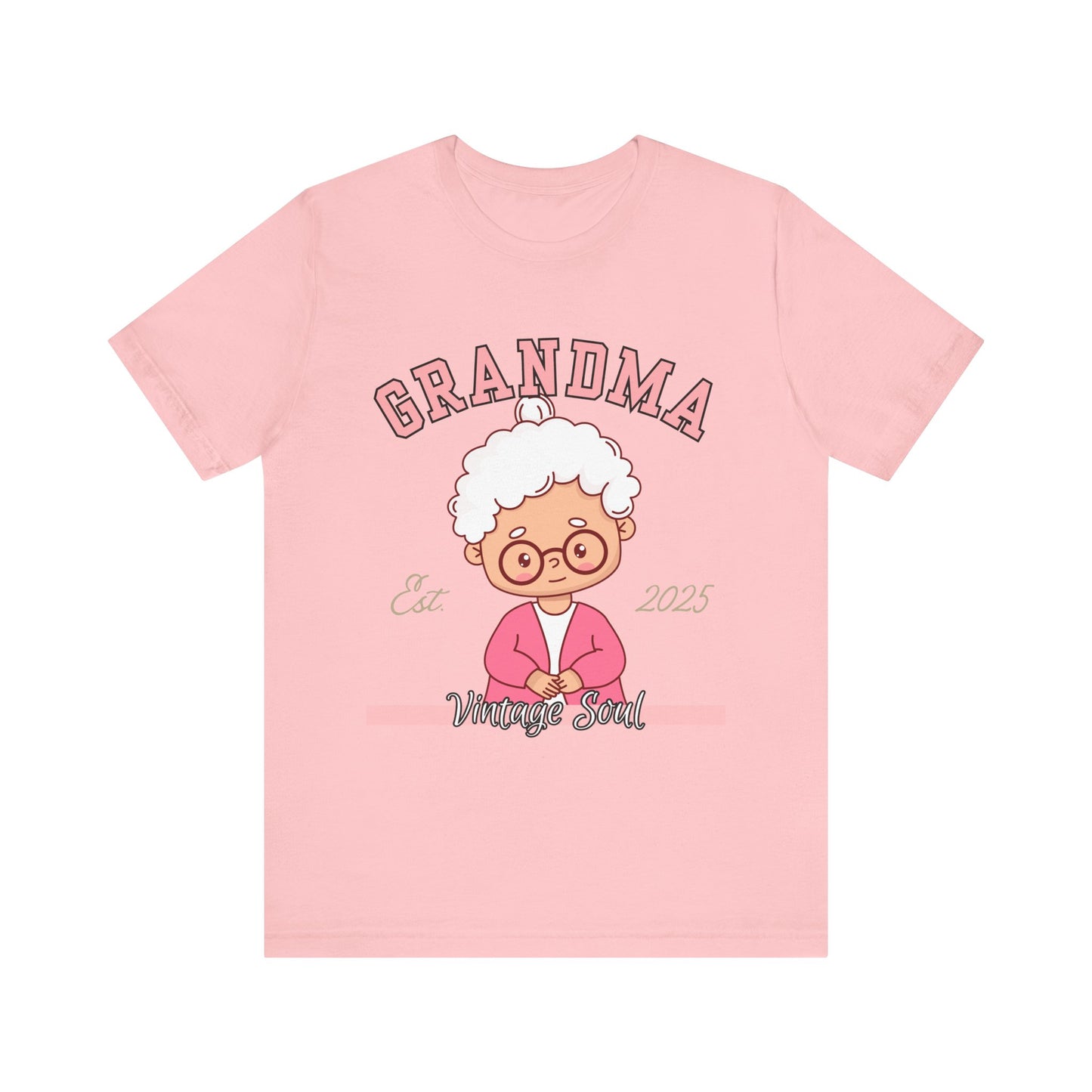 Vintage Grandma Unisex Tee - Perfect for Grandparents Day, Birthday Gift, Family Reunion Shirt, Cute Cartoon Design, Fun Casual Wear