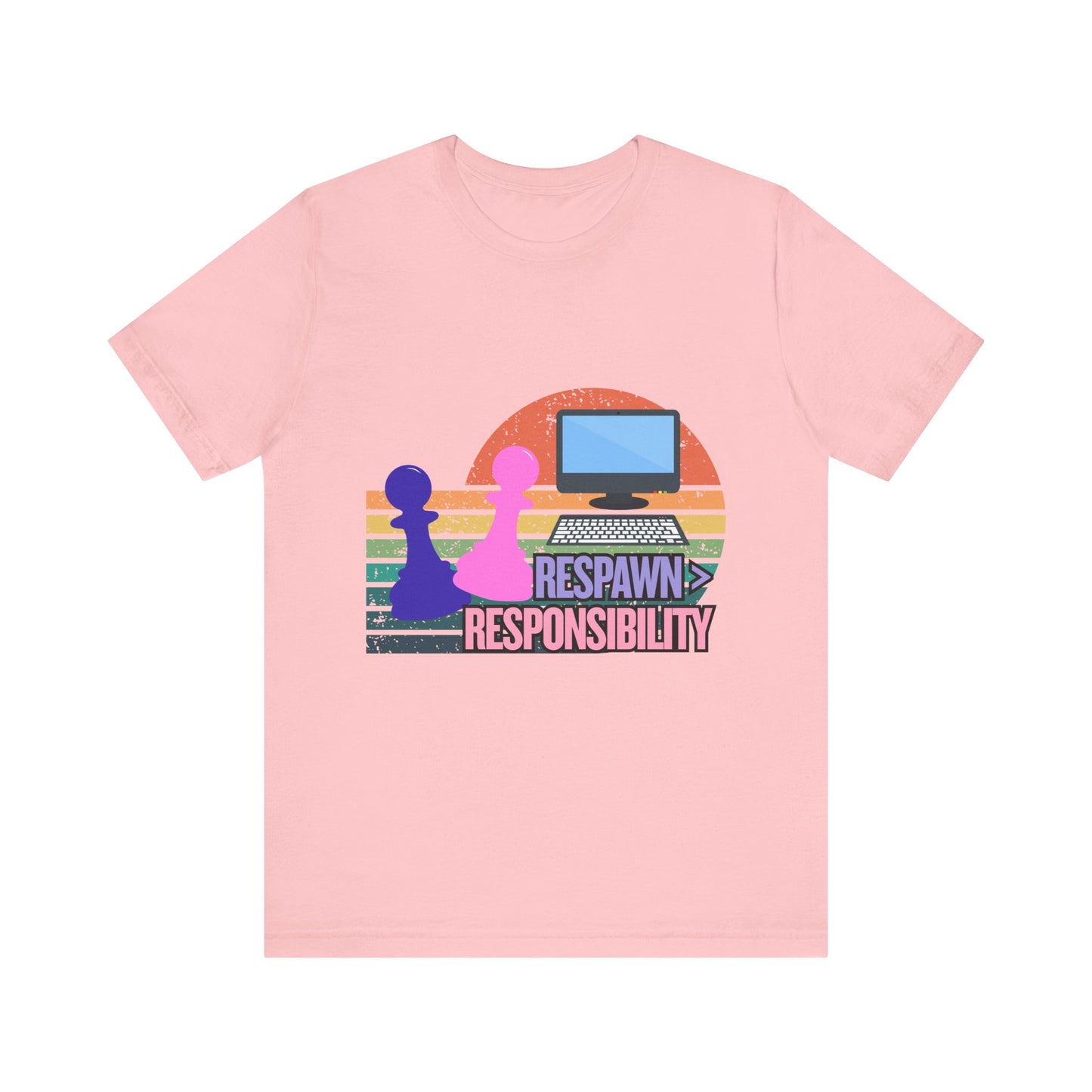 Retro Gaming Tee - Respawn Responsibility T-Shirt for Gamers, Unisex Short Sleeve Jersey, Fun Gift for Birthdays, Holidays, Casual [...]
