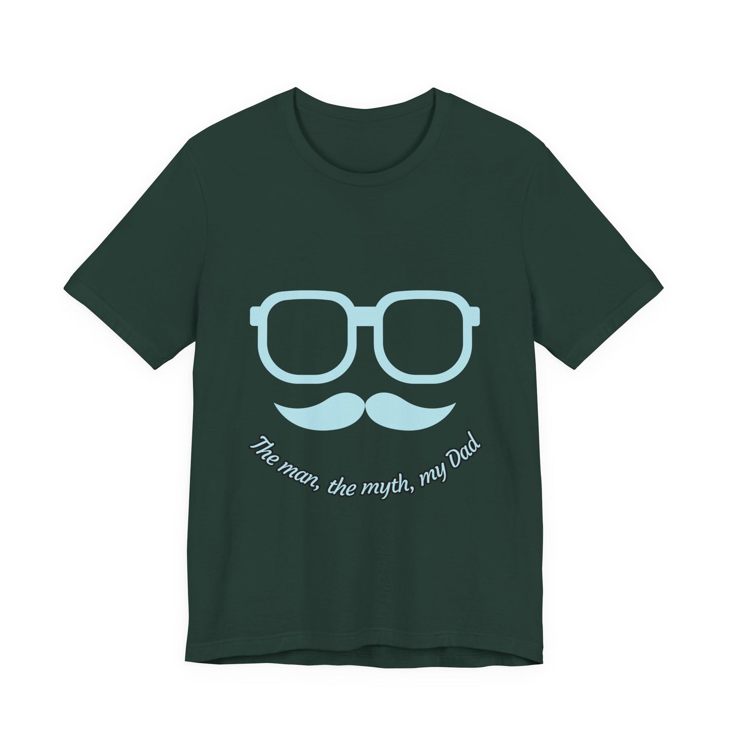 Dad Myth Short Sleeve Tee, Father's Day Gift, Unisex T-Shirt, Funny Dad Shirt, Casual Dad Apparel, Gift for Him