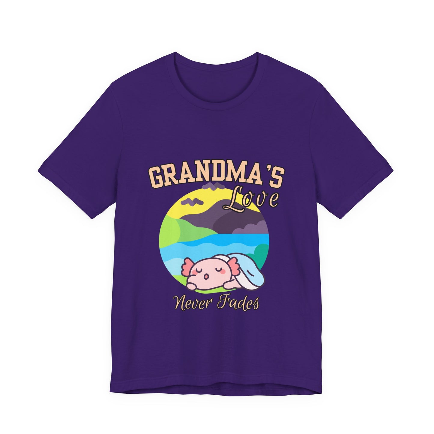 Grandma's Love Unisex Jersey Tee, Cute Gift for Grandma, Birthday Gift, Family Reunion, Comfortable Casual Tee, Heartwarming Apparel