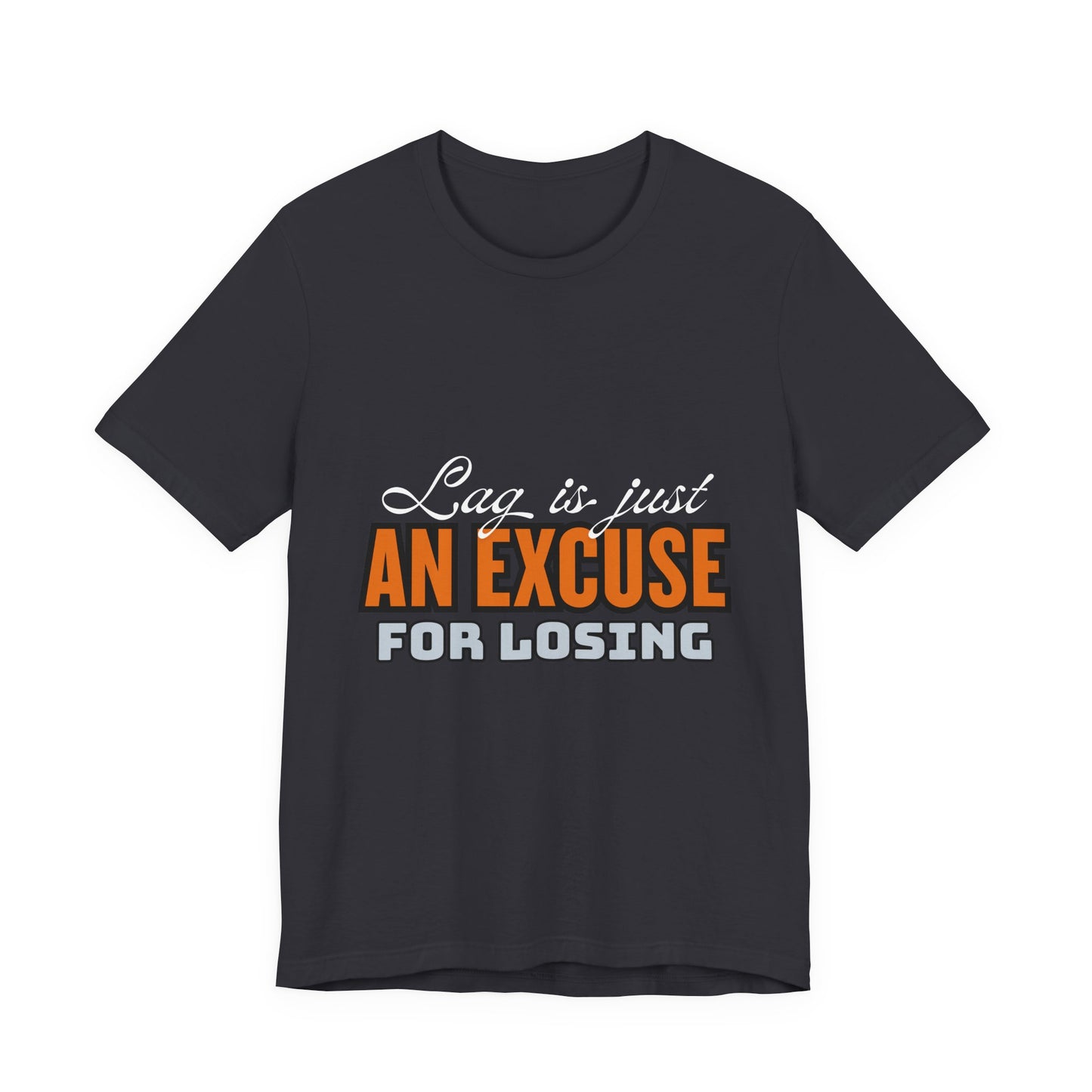 Motivational Fitness Tee, Unisex Jersey Short Sleeve Tee - 'Laziness is just an excuse for losing', Workout Apparel, Gym Shirt, Gift [...]