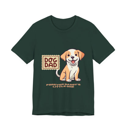 Dog Dad T-Shirt, Perfect Gift for Pet Lovers, Father's Day Apparel, Unisex Casual Tee, Dog Lover Shirt, Cute Dog Dad Design