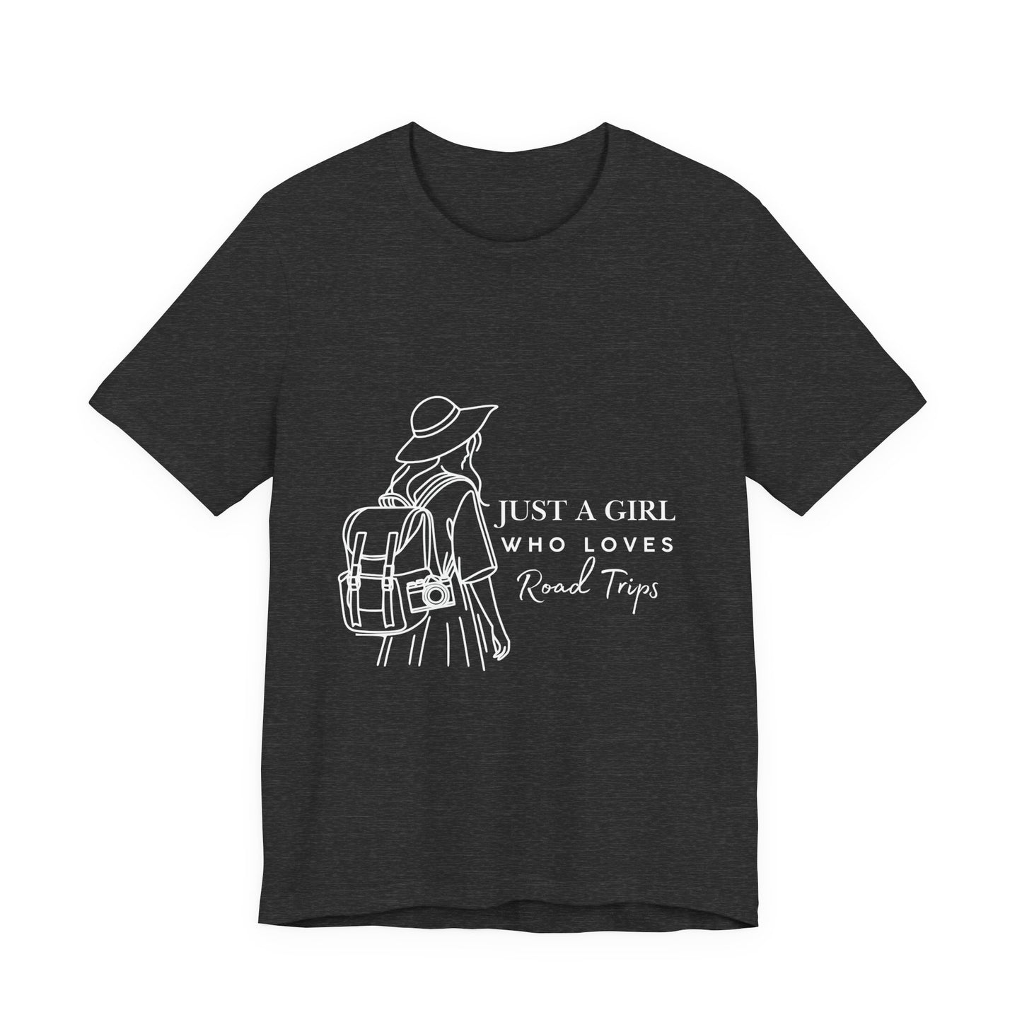 Adventure-Ready Tee for Girls | 'Just a Girl Who Loves Road Trips' | Travel Shirt, Vacation Outfit, Gift for Travelers, Summer [...]
