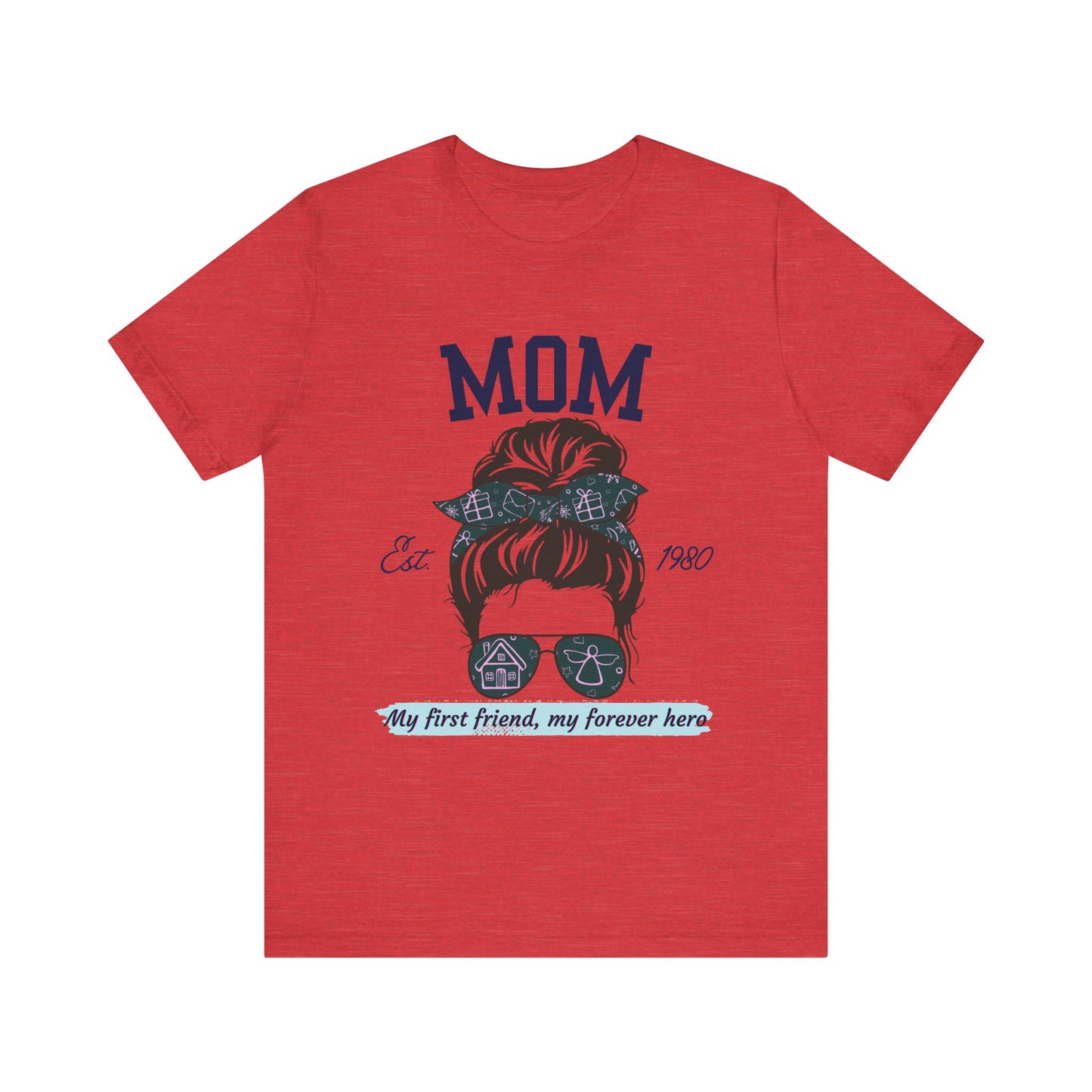 Mom Life Unisex Tee - Est. 1980, Gift for New Moms, Birthday Gift, Casual Wear, Mother's Day Shirt, Trendy Graphic T-Shirt