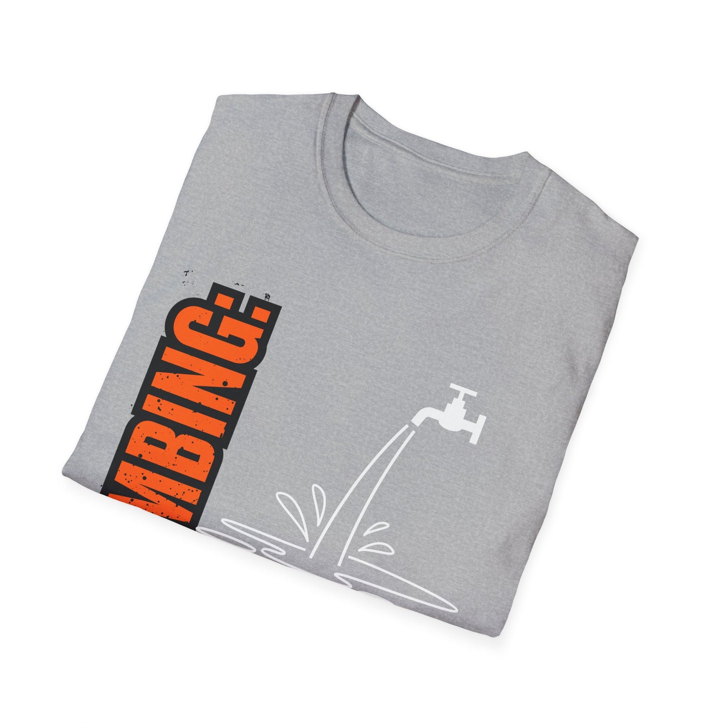 Plumbing Flow State Tee, Unisex Softstyle T-Shirt, Casual Workwear, Gift for Plumbers, Home Improvement Enthusiasts