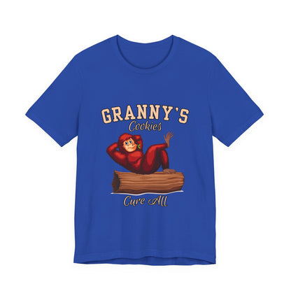 Granny's Cookies Unisex Tee, Cute Cookie Lover Gift, Baking T-Shirt, Funny Foodie Apparel, Family Gathering Shirt, Holiday Gift Idea