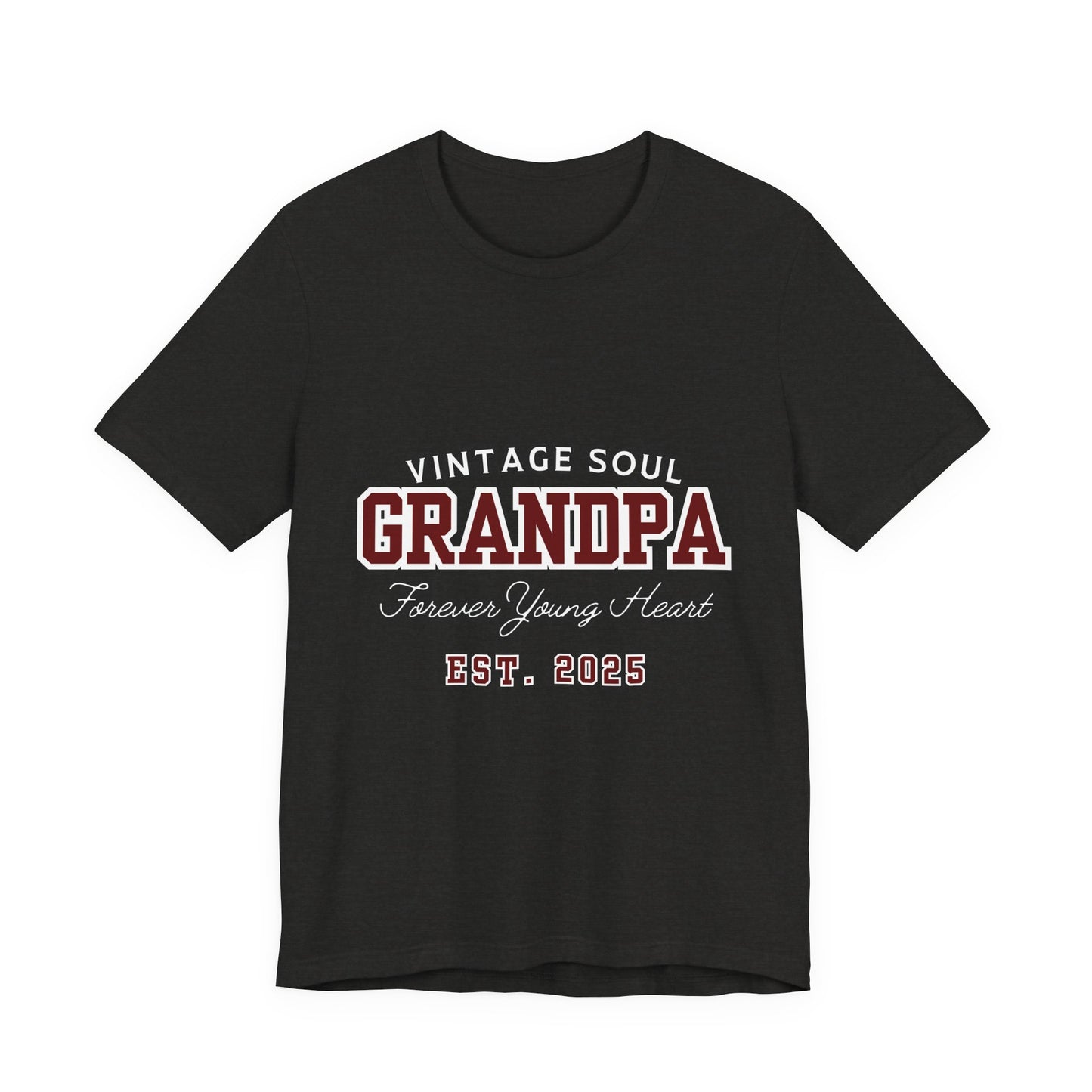 Vintage Soul Grandpa Tee | Perfect Gift for New Grandpas, Father's Day Present, Casual Wear, Family Gatherings, Comfortable Style