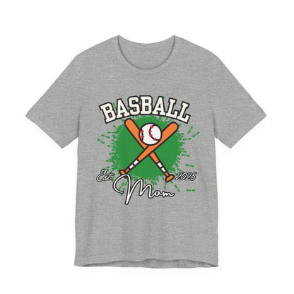 Baseball Mom Unisex Jersey Tee - Soft Cotton Shirt for Sports Enthusiasts, Great Gift for Mother's Day, Game Day Apparel, Team Spirit Wear