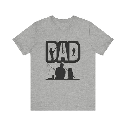 Father and Child Fishing Tee, Perfect Gift for Dads, Fishing Enthusiast Shirt, Father's Day Apparel, Family Bonding Tee