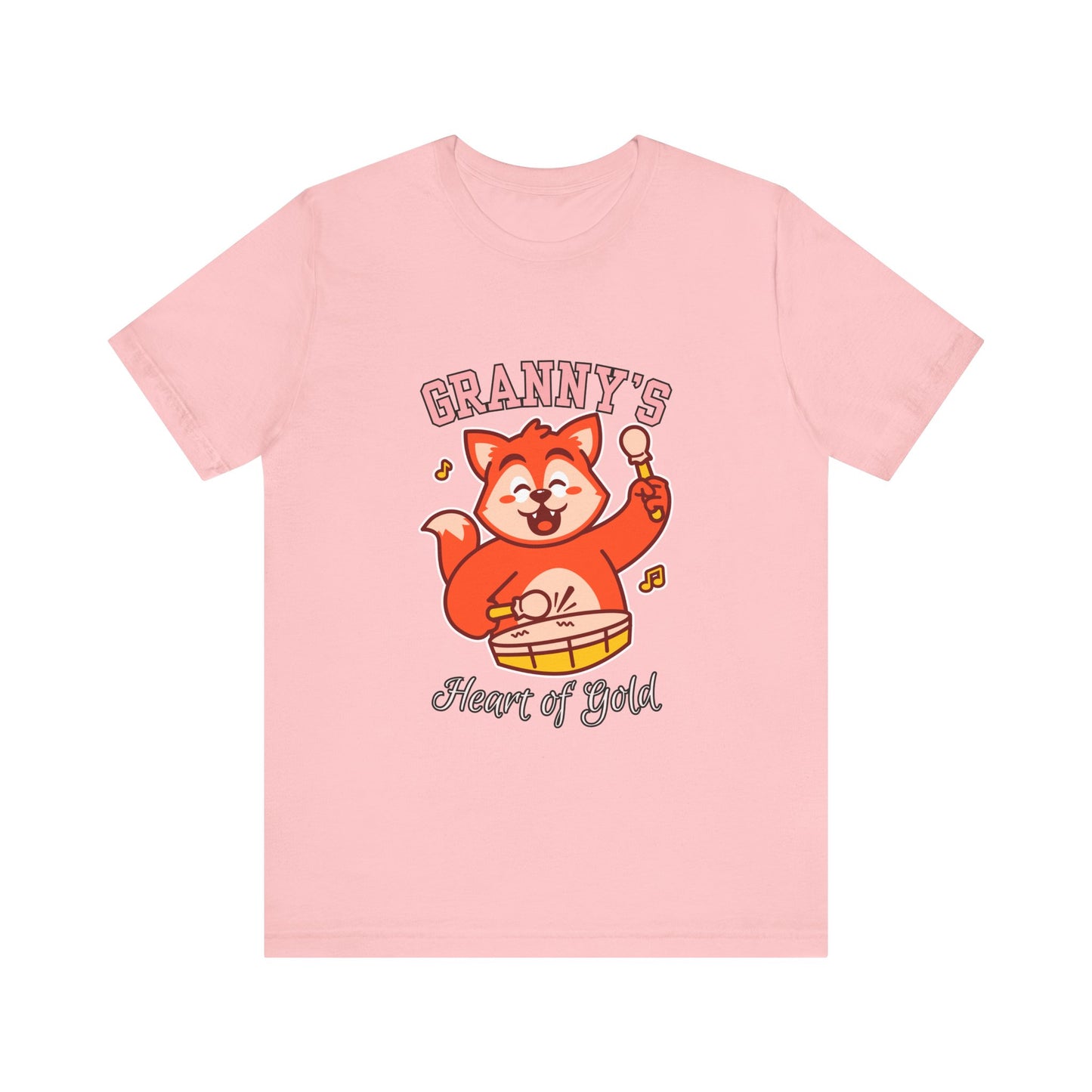 Granny's Heart of Gold Tee, Cute Graphic T-Shirt, Gift for Grandma, Casual Wear, Family Celebration Shirt