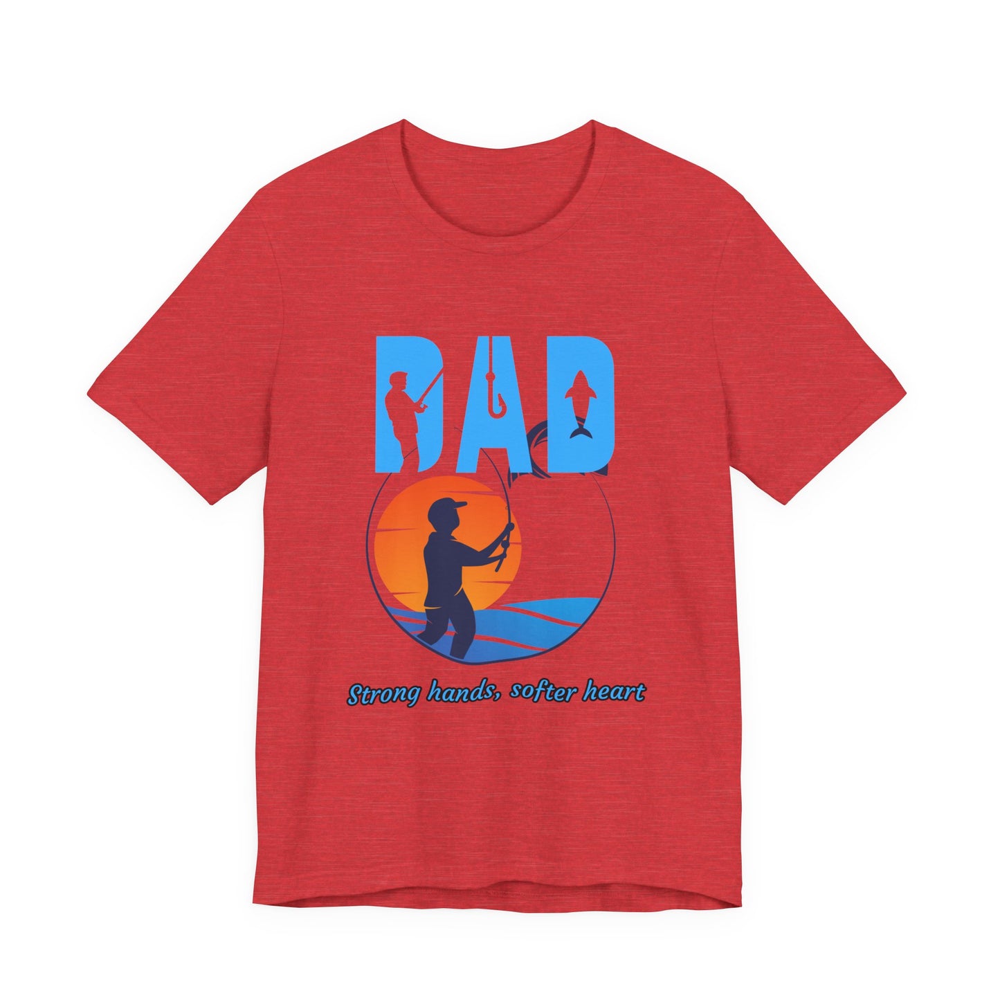 Fishing Dad Tee - Strong Hands, Soft Heart | Great Gift for Father's Day, Casual Wear, Outdoor Adventures, Dad's Birthday, Summer [...]