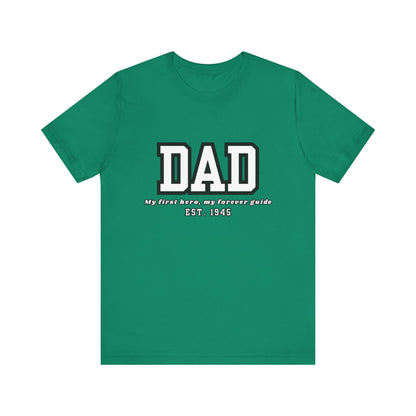 Dad Est. 1986 Unisex Tee - Gift for Father's Day, Birthday Tee, Casual Wear, Family T-Shirt, Dad's Day Out