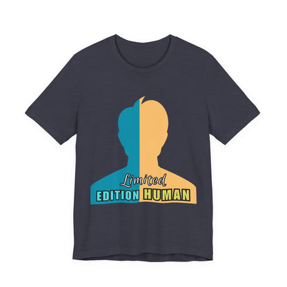 Limited Edition Human Tee - Unisex Jersey Short Sleeve T-Shirt, Casual Wear, Gift for Him/Her, Fun Birthday Gift, Trendy Graphic Tee
