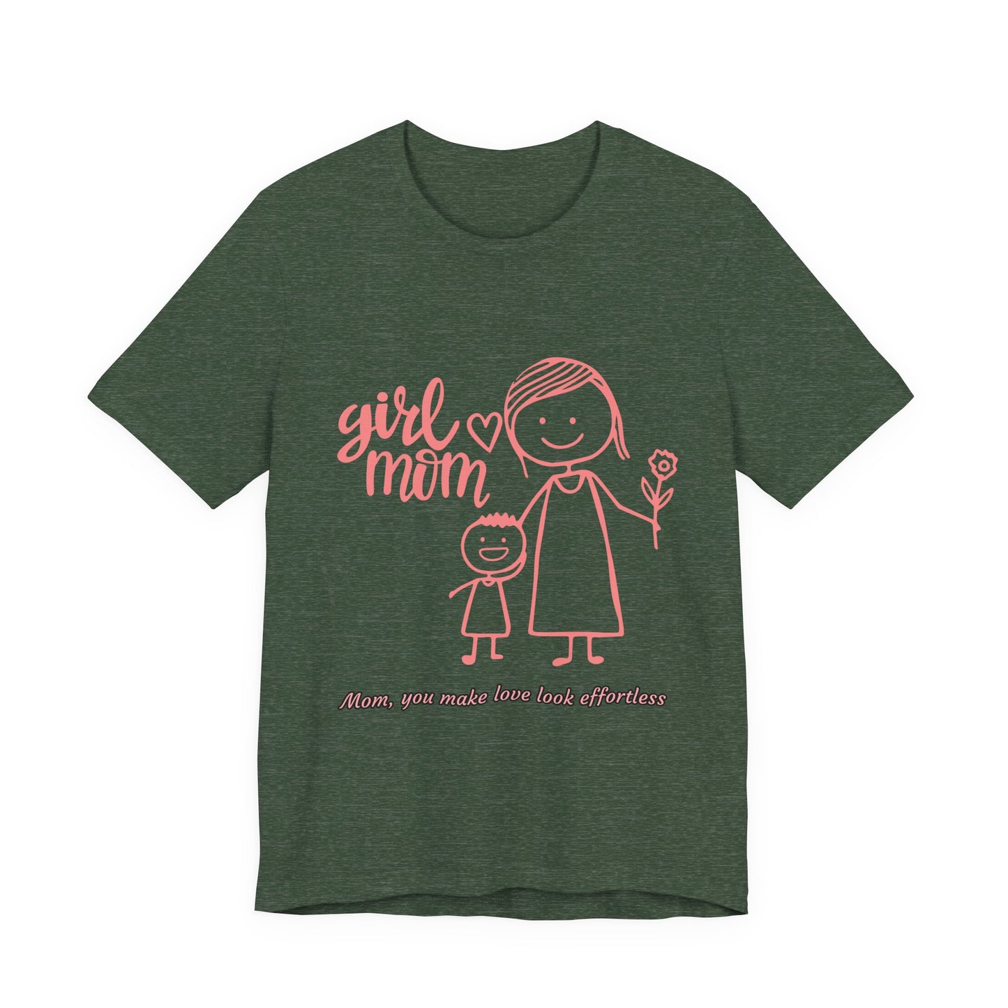 Mom Love Graphic Tee - Cute Mother's Day Gift, Family T-Shirt, Gift for Mom, Cute Apparel, Unisex Shirt