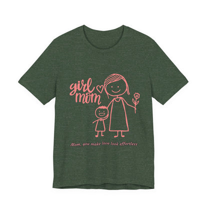 Mom Love Graphic Tee - Cute Mother's Day Gift, Family T-Shirt, Gift for Mom, Cute Apparel, Unisex Shirt