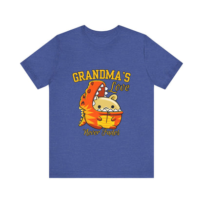 Grandma's Love Unisex Tee, Cute Family T-Shirt, Gifts for Grandma, Birthday Shirt, Summer Casual Wear, Cute Graphic Tee