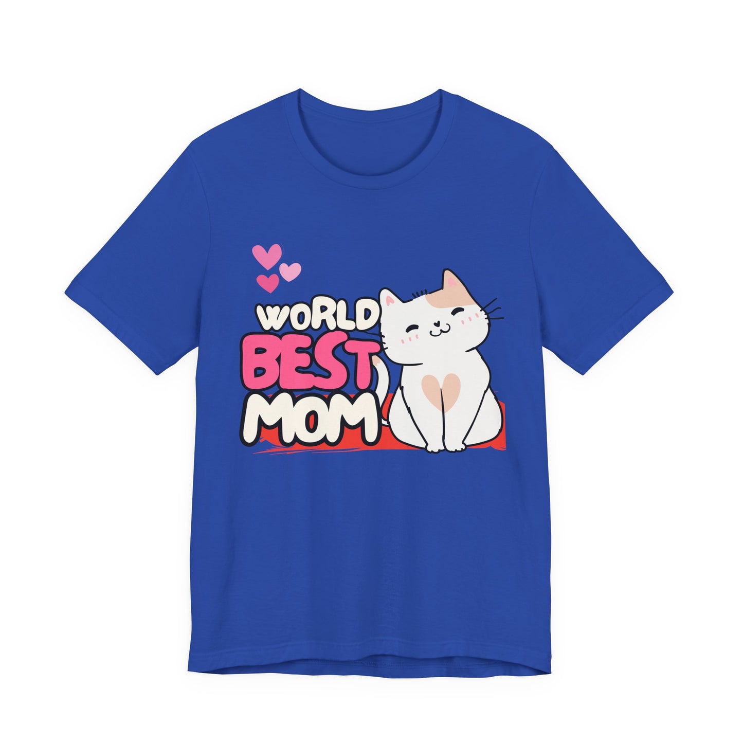 World's Best Mom Kitty Cat Tee, Unisex T-Shirt for Cat Lovers, Mother's Day Gift, Casual Wear, Kids and Moms Matching Shirts, Cute Pet Lover [...]
