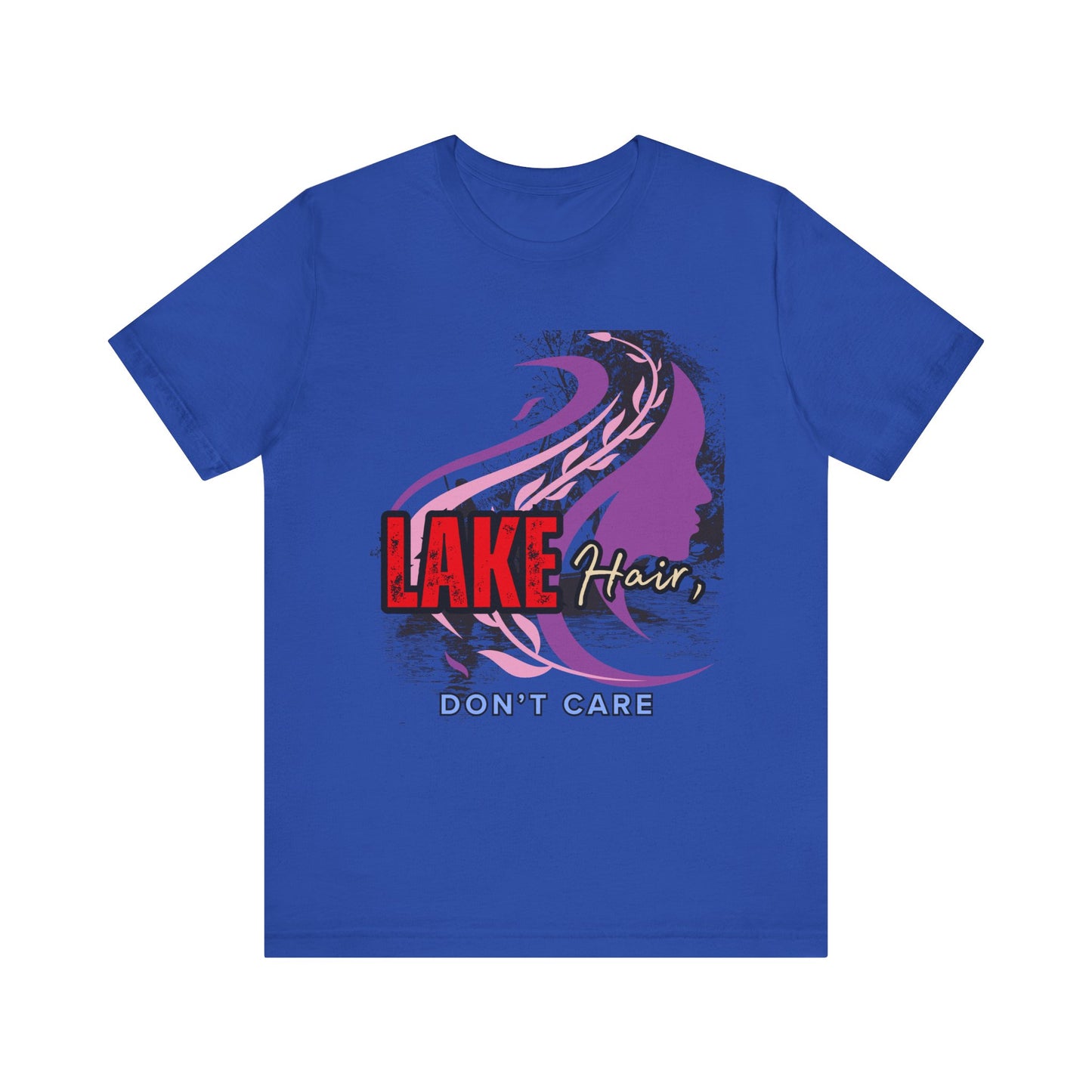 Lake Hair Don't Care Tee - Perfect for Summer Days, Lake Lovers, Beach Trips, Casual Wear, Vacation Tees, Gifts