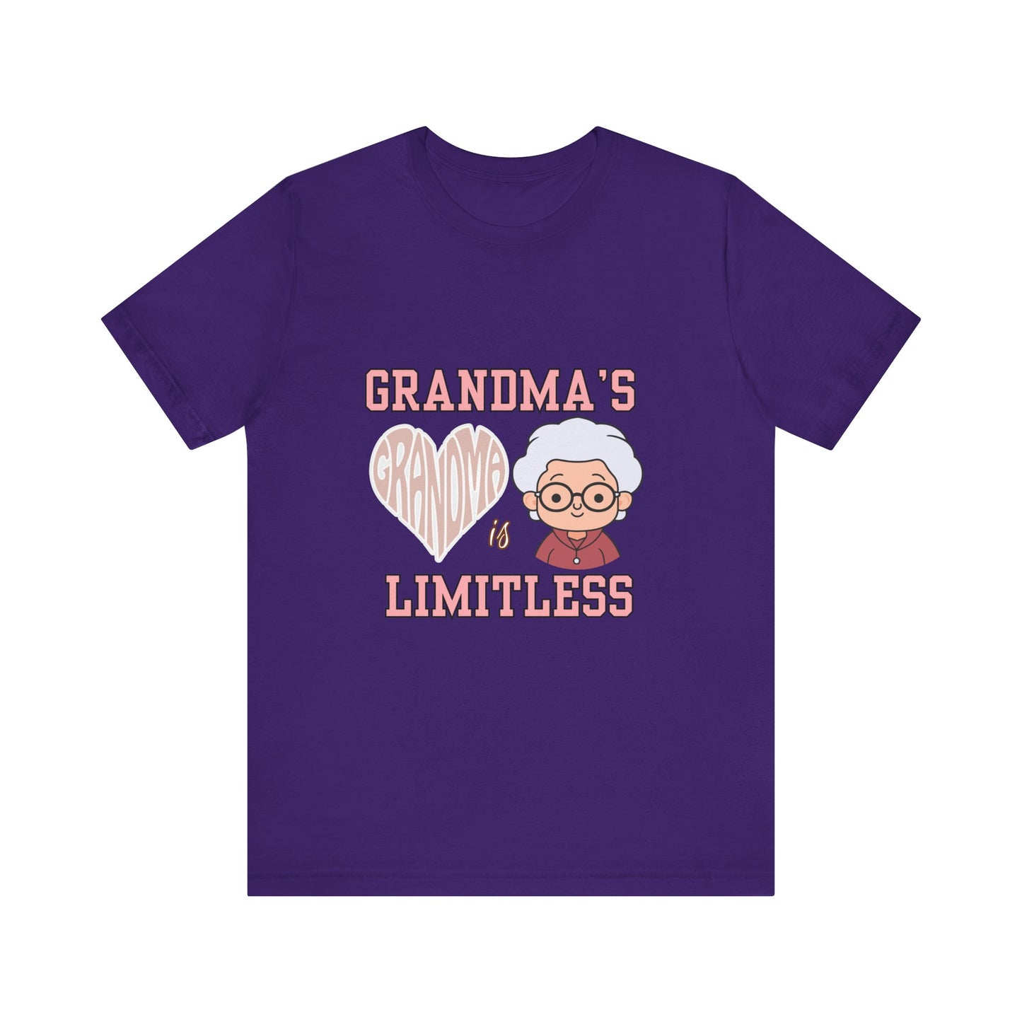 Grandma's Limitless Love Unisex Tee, Cute Grandmother Gift, Family Reunion Shirt, Mother's Day Tee, Comfortable Everyday Wear, [...]