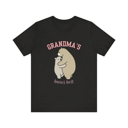 Grandma's Bears Unisex Short Sleeve Tee, Cute T-Shirt for Grandma, Gift for Grandparents, Birthday Gift, Family Matching Outfits