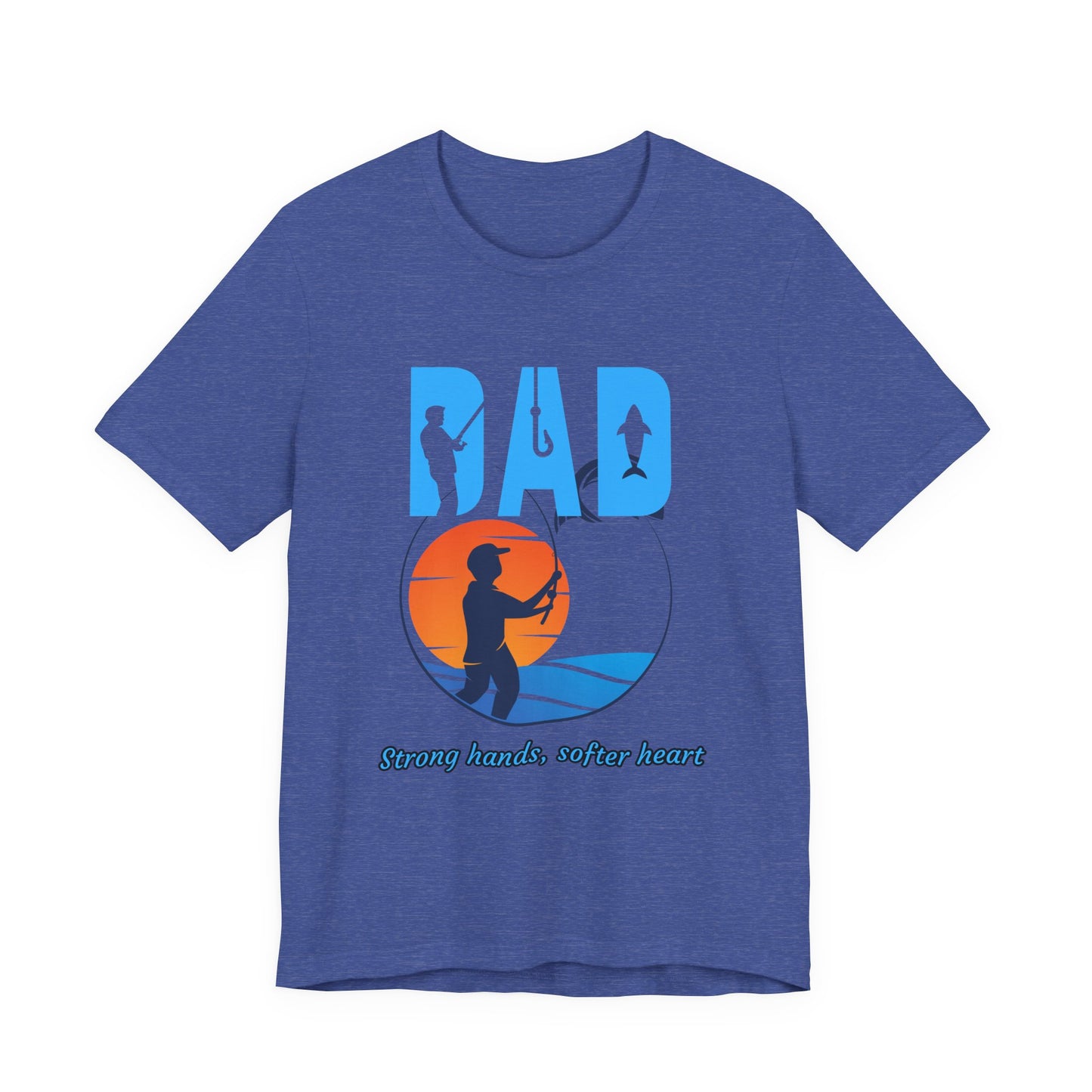 Fishing Dad Tee - Strong Hands, Soft Heart | Great Gift for Father's Day, Casual Wear, Outdoor Adventures, Dad's Birthday, Summer [...]