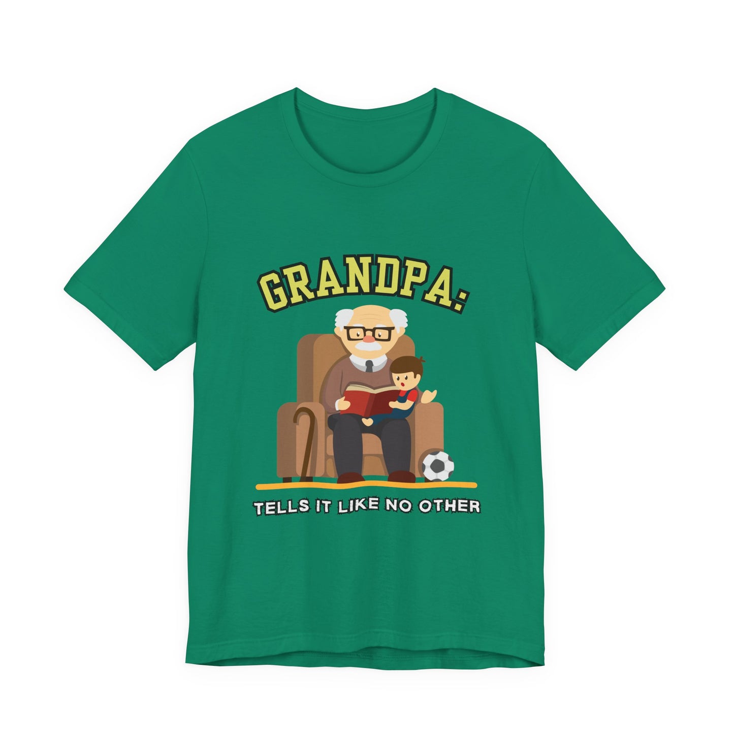Grandpa Tells It Like No Other Tee | Funny Unisex Short Sleeve, Gift for Grandpa, Family Reunion Wear, Casual Everyday Shirt, Father's [...]