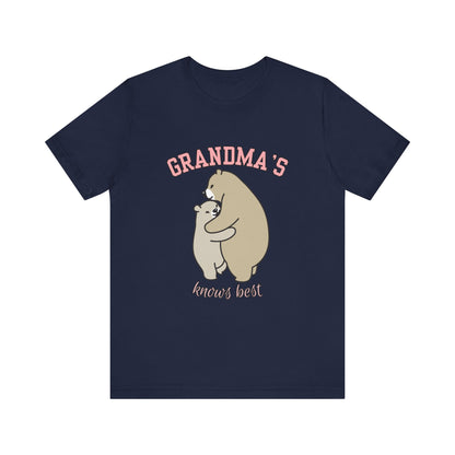 Grandma's Bears Unisex Short Sleeve Tee, Cute T-Shirt for Grandma, Gift for Grandparents, Birthday Gift, Family Matching Outfits