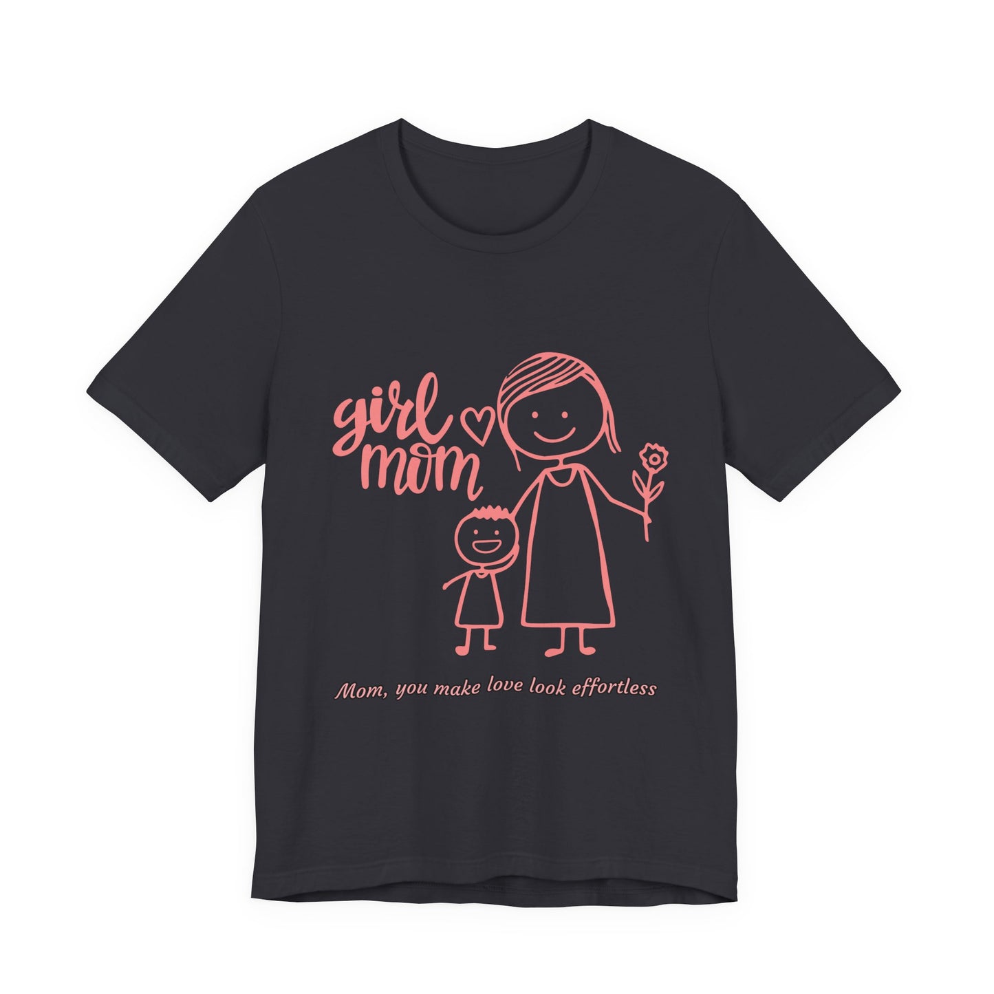 Mom Love Graphic Tee - Cute Mother's Day Gift, Family T-Shirt, Gift for Mom, Cute Apparel, Unisex Shirt