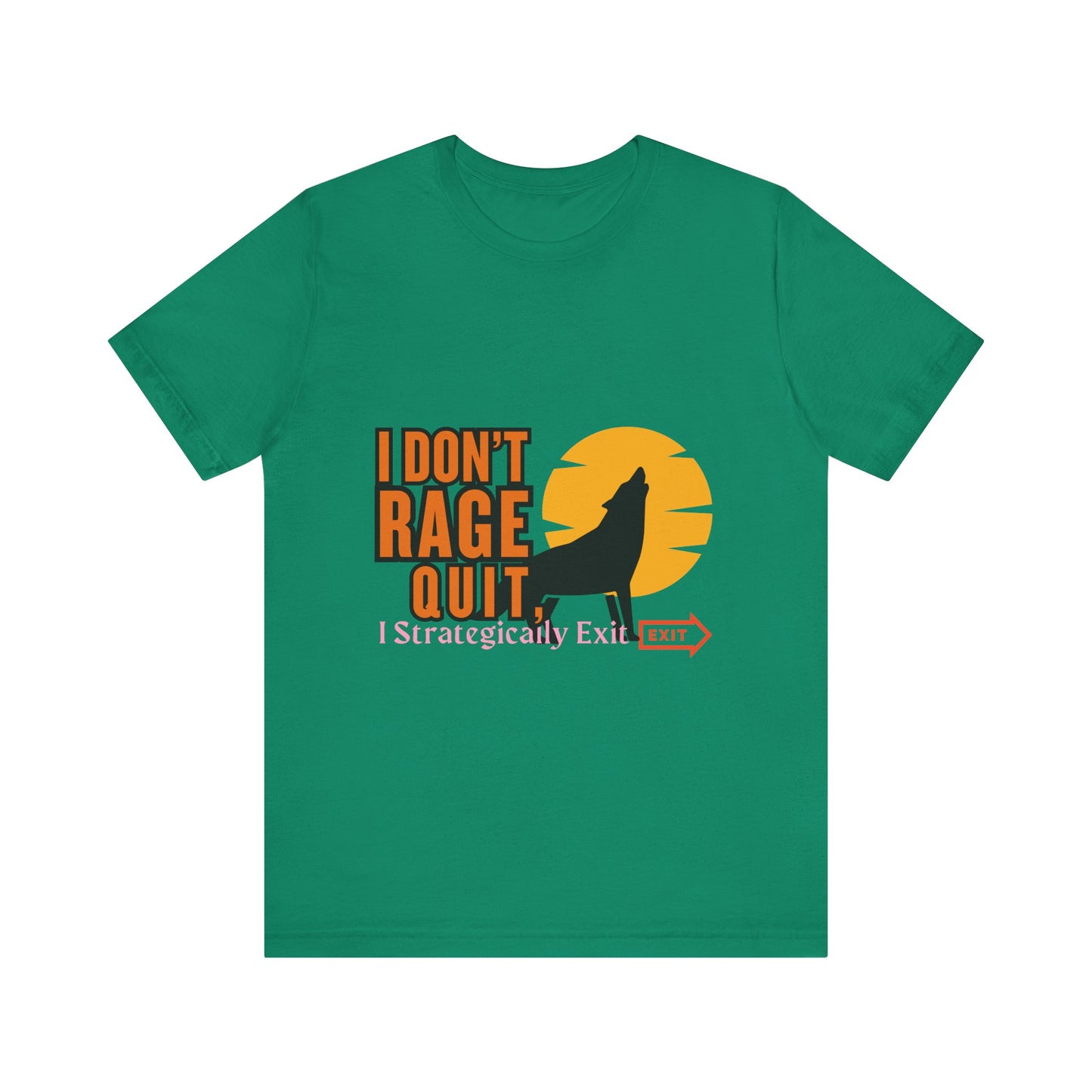 I Don't Rage Quit Unisex Tee, Gamer T-Shirt, Funny Graphic Tee, Casual Wear, Gift for Gamers