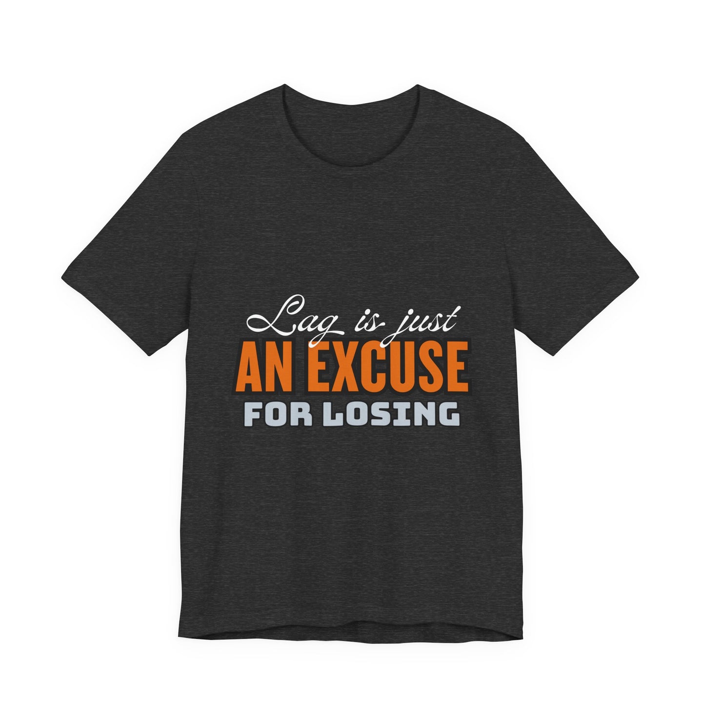Motivational Fitness Tee, Unisex Jersey Short Sleeve Tee - 'Laziness is just an excuse for losing', Workout Apparel, Gym Shirt, Gift [...]