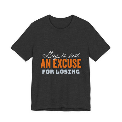 Motivational Fitness Tee, Unisex Jersey Short Sleeve Tee - 'Laziness is just an excuse for losing', Workout Apparel, Gym Shirt, Gift [...]