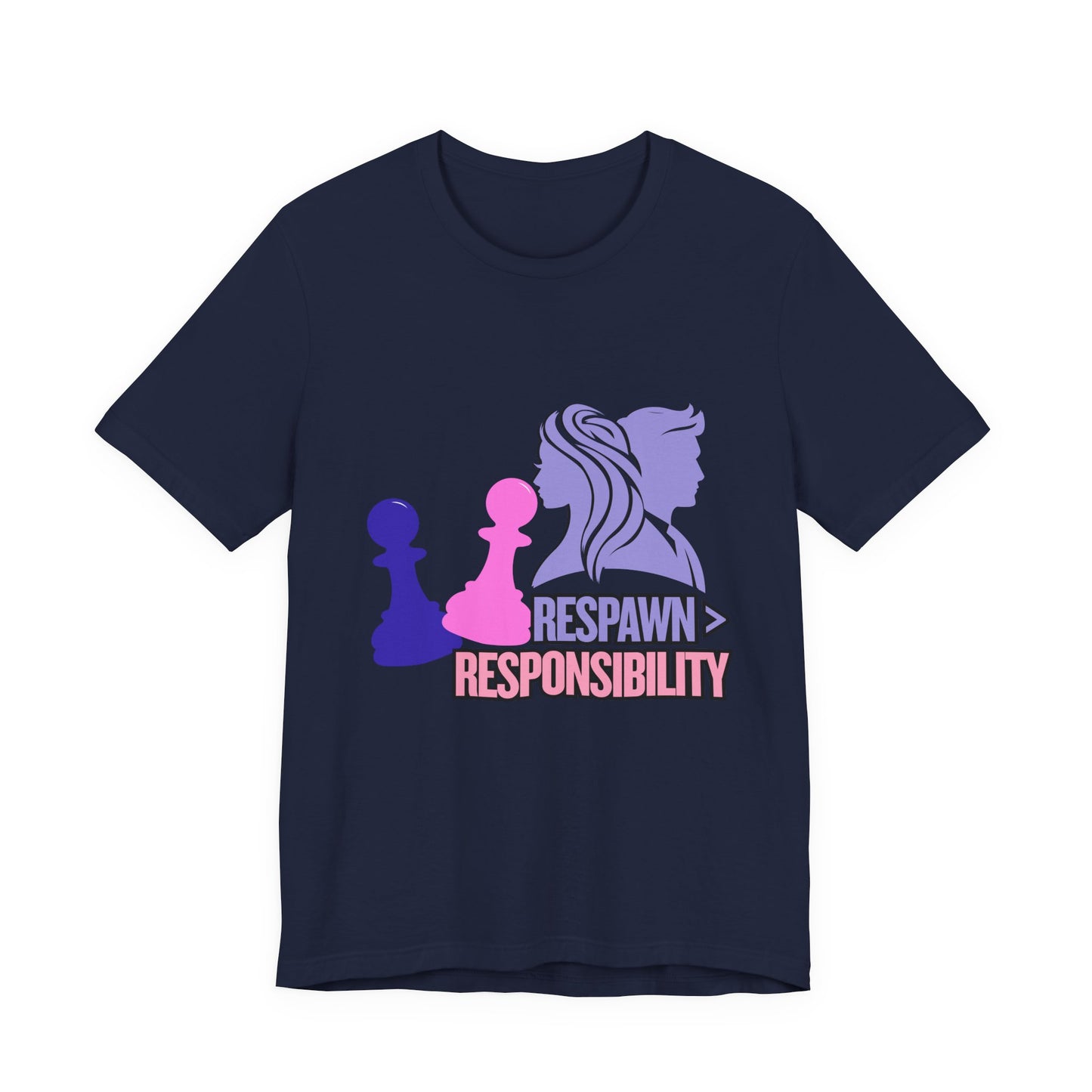 Chess Inspired Graphic Tee, Gamer Shirt, Motivational Quote Top, Casual Wear, Unique Gift for Gamers, Fun Tournament Attire