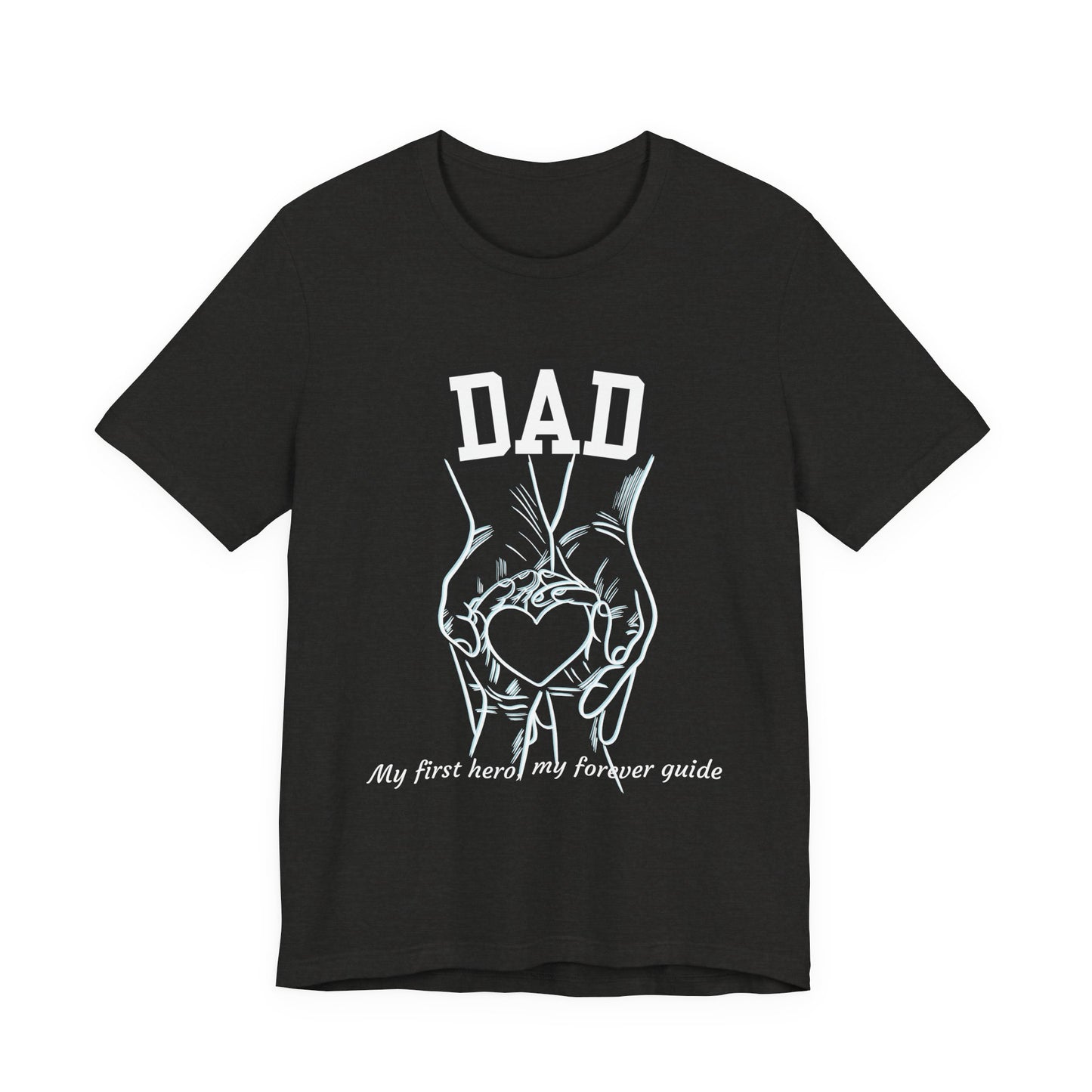 Heartfelt Dad's Love Tee, Gift for Dad, Unisex Tee with Heart Design, Birthday Gift, Casual Wear