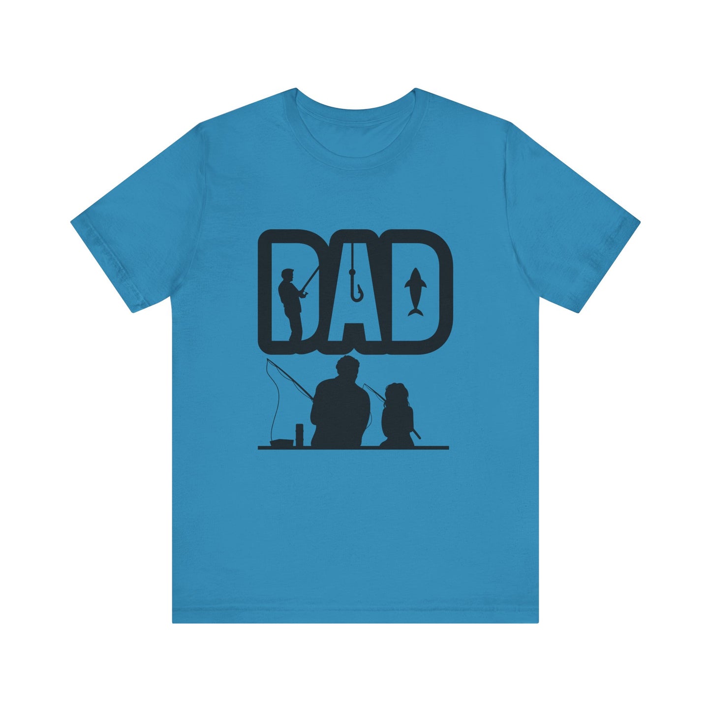 Father and Child Fishing Tee, Perfect Gift for Dads, Fishing Enthusiast Shirt, Father's Day Apparel, Family Bonding Tee