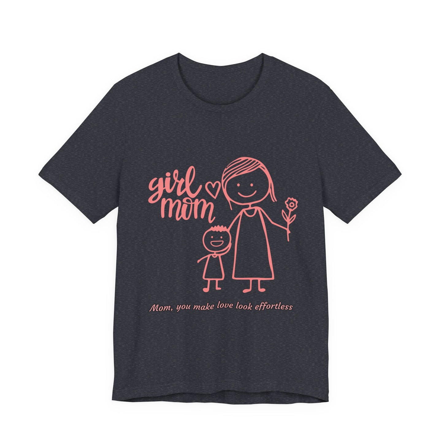 Mom Love Graphic Tee - Cute Mother's Day Gift, Family T-Shirt, Gift for Mom, Cute Apparel, Unisex Shirt